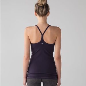 Lululemon black power Y tank